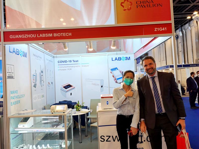 【展會(hui)迴(hui)顧】藍勃生(sheng)物精(jing)綵(cai)亮相(xiang)2022 MEDLAB Middle East